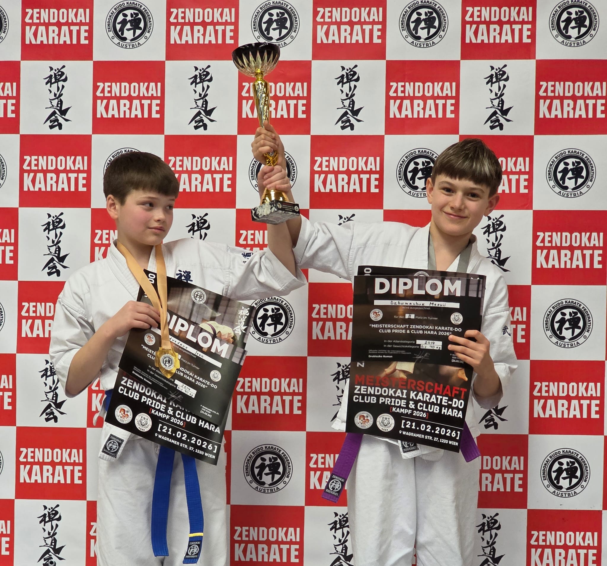 Zendokai Karate-Do Championship: "Pride" and "Hara" Clubs — Standing Wrestling Division 2026
