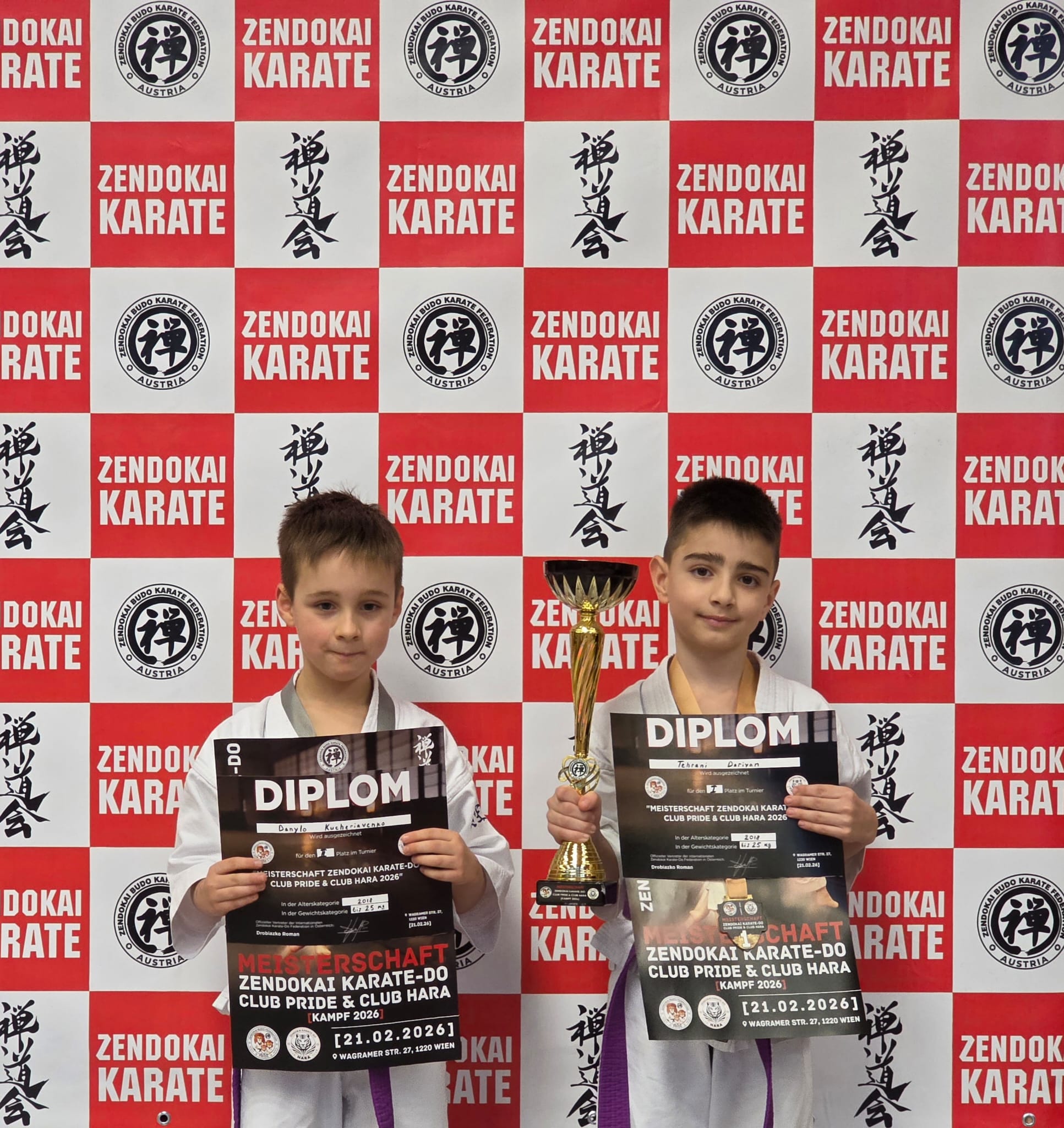 Zendokai Karate-Do Championship: "Pride" and "Hara" Clubs — Standing Wrestling Division 2026
