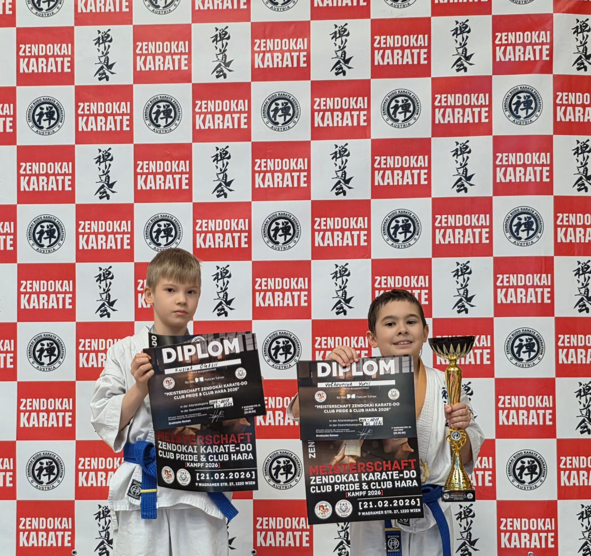 Zendokai Karate-Do Championship: "Pride" and "Hara" Clubs — Standing Wrestling Division 2026