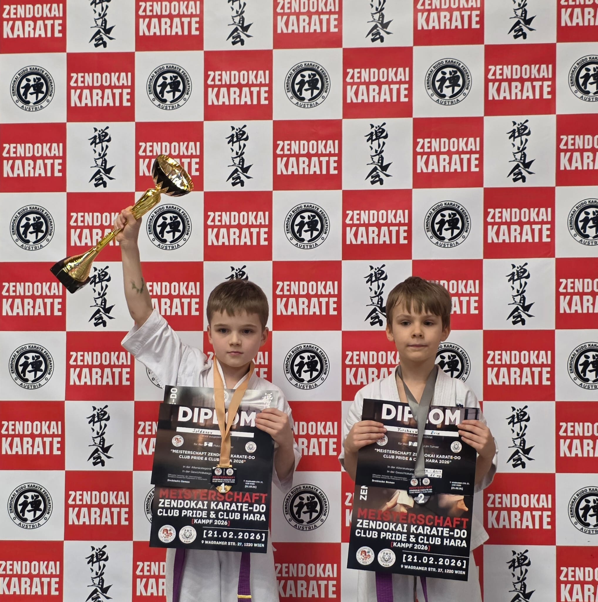 Zendokai Karate-Do Championship: "Pride" and "Hara" Clubs — Standing Wrestling Division 2026